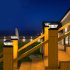 Solar LED Post Lights Solar Plastic Outdoor Courtyard Garden Landscape Column Light With 8 LED Beads Square Column Lamp White