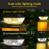 Solar LED Post Lights Solar Plastic Outdoor Courtyard Garden Landscape Column Light With 8 LED Beads Square Column Lamp White