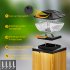 Solar LED Post Lights Solar Plastic Outdoor Courtyard Garden Landscape Column Light With 8 LED Beads Square Column Lamp White