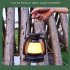 Solar LED Rechargeable Camping Lantern  130LM Adjustable Brightness Lantern Flashlight With Usb Charging Cable  3 Lighting Modes Solar Camping Lamp For Hiking L
