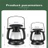 Solar LED Rechargeable Camping Lantern  130LM Adjustable Brightness Lantern Flashlight With Usb Charging Cable  3 Lighting Modes Solar Camping Lamp For Hiking L
