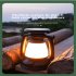Solar LED Rechargeable Camping Lantern  130LM Adjustable Brightness Lantern Flashlight With Usb Charging Cable  3 Lighting Modes Solar Camping Lamp For Hiking L