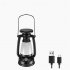 Solar LED Rechargeable Camping Lantern  130LM Adjustable Brightness Lantern Flashlight With Usb Charging Cable  3 Lighting Modes Solar Camping Lamp For Hiking L