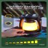 Solar LED Rechargeable Camping Lantern  130LM Adjustable Brightness Lantern Flashlight With Usb Charging Cable  3 Lighting Modes Solar Camping Lamp For Hiking L