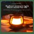 Solar LED Rechargeable Camping Lantern  130LM Adjustable Brightness Lantern Flashlight With Usb Charging Cable  3 Lighting Modes Solar Camping Lamp For Hiking L
