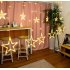 Solar LED String Light Curtain Lamp for Outdoor Garden Party Decoration Star moon 3 5 meters wide  color light   remote control 