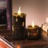 Solar LED Tree Stump Light With Solar Panel Auto On off Waterproof Flameless Dropless Candle Lamps For Party Christmas Home Decor High style