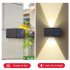 Solar LED Wall Lights 100 Lumens IP65 Waterproof High Brightness LED Headlight Beads Solar Up And Down Illuminate Outdoor Sunlight Lamp For Home Garden Porch Ad