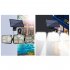 Solar LED Wall Lights  2500 Lumens  IP65 Waterproof  High Brightness  No Light Decay LED Solar Outdoor Sunlight Lamp For Home  Garden  Porch Three head split 12