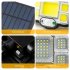 Solar LED Wall Lights  2500 Lumens  IP65 Waterproof  High Brightness  No Light Decay LED Solar Outdoor Sunlight Lamp For Home  Garden  Porch Three head split 12