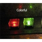 Solar LED ice floor tile buried light  colorful light