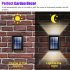 Solar  Lamp Light Wall mounted Garden Path Courtyard Adjustable Cold Light Color Light warm light