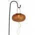 Solar Lantern Lamp Hollow Outdoor Hanging Decorative Lights For Garden Yard Tabletop Patio Lawn G Hook