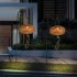 Solar Lantern Lamp Hollow Outdoor Hanging Decorative Lights For Garden Yard Tabletop Patio Lawn S Hook