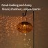 Solar Lantern Lamp Hollow Outdoor Hanging Decorative Lights For Garden Yard Tabletop Patio Lawn S Hook