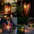 Solar Lantern Metal Led Waterproof Light Outdoor Lamp Decoration For Garden Patio Yard Path Balcony Small size   cross