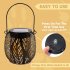 Solar Lanterns Outdoor Solar Lights For Outside With Warm Light IP65 Waterproof 2 in 1 Patio Solar Hanging Lights For Backyard Garden Halloween Christmas Tree