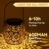 Solar Lanterns Outdoor Solar Lights For Outside With Warm Light IP65 Waterproof 2 in 1 Patio Solar Hanging Lights For Backyard Garden Halloween Christmas Rose