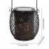 Solar Lanterns Outdoor Solar Lights For Outside With Warm Light IP65 Waterproof 2 in 1 Patio Solar Hanging Lights For Backyard Garden Halloween Christmas Butter