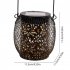 Solar Lanterns Outdoor Solar Lights For Outside With Warm Light IP65 Waterproof 2 in 1 Patio Solar Hanging Lights For Backyard Garden Halloween Christmas Rose