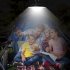 Solar Led Pendant Light 3 level Brightness 3 5 8 hour Time Setting Double Head Lamp Warm White