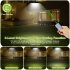 Solar Led Pendant Light 3 level Brightness 3 5 8 hour Time Setting Double Head Lamp Warm White