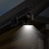 Solar Led Pendant Light 3 level Brightness 3 5 8 hour Time Setting Double Head Lamp Warm White