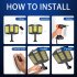 Solar Led Street Light 3 Modes Outdoor Folding Adjustable Motion Sensor Remote Control Garden Light V97 384 Remote Control