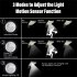 Solar Led Street Light 3 Modes Outdoor Folding Adjustable Motion Sensor Remote Control Garden Light V97 264 3COB Remote Control