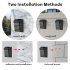 Solar Led Wall Lamp Dual Mode Automatic On off Outdoor Waterproof Decorative Garden Lights
