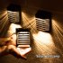 Solar Led Wall Lamp Dual Mode Automatic On off Outdoor Waterproof Decorative Garden Lights
