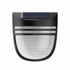 Solar Led Wall Lamp Outdoor Waterproof Fence Lights for Stair Path Backyard Corridorsn Warm Light