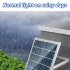 Solar Lights Indoor Home Intelligent Solar Ceiling Light With Remote  30 50 100 200 Rated Power  Outdoor Solar Shed Light For Barn  Porch  Patio  Carpot 30W50 s