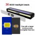 Solar Lights Outdoor Solar Fence Lights With Clip 3 Intelligent Lighting Modes IP65 Waterproof Heat Resistance Security Light For Porch Garden Yard Patio white 