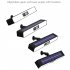 Solar Lights Outdoor Solar Fence Lights With Clip 3 Intelligent Lighting Modes IP65 Waterproof Heat Resistance Security Light For Porch Garden Yard Patio warm l