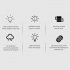 Solar Lights Outdoor Waterproof  3 Head Solar Motion Sensor Lights  270   Wide Angle Illumination Wall Light With 3 Modes  74LED Security LED Flood Light 3 head 