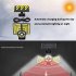 Solar Lights Outdoor Waterproof Motion Sensor Solar Powered Wall Lights For Patio Garage Backyard Porch Yard 120COB rectangular