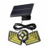 Solar Lights Outdoor Waterproof Motion Sensor Solar Powered Wall Lights For Patio Garage Backyard Porch Yard 120COB rectangular