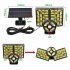 Solar Lights Outdoor Waterproof Motion Sensor Solar Powered Wall Lights For Patio Garage Backyard Porch Yard 120COB rectangular
