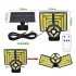 Solar Lights Outdoor Waterproof Motion Sensor Solar Powered Wall Lights For Patio Garage Backyard Porch Yard 120COB rectangular