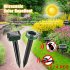Solar Mouse Repeller Built in Buzzer Outdoor Ultrasonic Vibrating Electronic Led Farm Snake Repellent square 4pcs