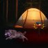 Solar Nocturnal Animal Alarm Detector Solar Infrared Motion Alarm Detector with RC Built in 13 Sound Effects N911S Red 