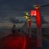 Solar Nocturnal Animal Repeller With Red LED Lights Built in 6 Sound Effects And Recordings IP55 Waterproof Raccoon Animal Repellent For Garden Farm N911L can r