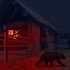 Solar Nocturnal Animal Repeller With Red LED Lights Built in 6 Sound Effects And Recordings IP55 Waterproof Raccoon Animal Repellent For Garden Farm N911L can r