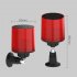 Solar Nocturnal Animal Repeller With Red LED Lights Built in 6 Sound Effects And Recordings IP55 Waterproof Raccoon Animal Repellent For Garden Farm N911L can r