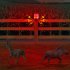Solar Nocturnal Animal Repeller With Red LED Lights Built in 6 Sound Effects And Recordings IP55 Waterproof Raccoon Animal Repellent For Garden Farm N911L can r