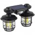 Solar Outdoor Lights 192COB Solar Powered Lights Waterproof Landscape Security Lamps For Yard Garden Driveway Pathway One piece round