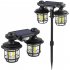 Solar Outdoor Lights 192COB Solar Powered Lights Waterproof Landscape Security Lamps For Yard Garden Driveway Pathway One piece round