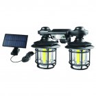 Solar Outdoor Lights 192COB Solar Powered Lights Waterproof Landscape Security Lamps