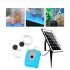 Solar Oxygen  Generator Water Oxygen Pump Aerator For Pond Aquarium Fish Tank Solar   blue pump